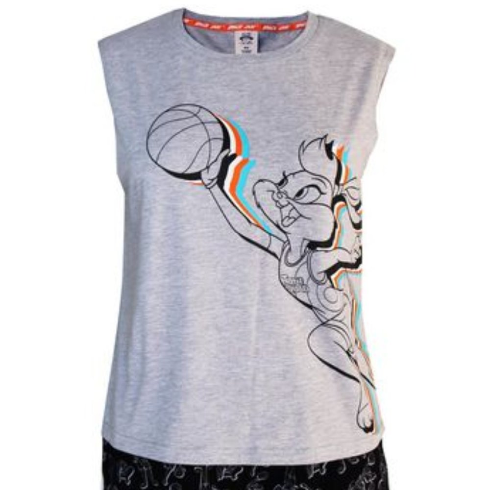 Space Jam two piece pajama set for ladies